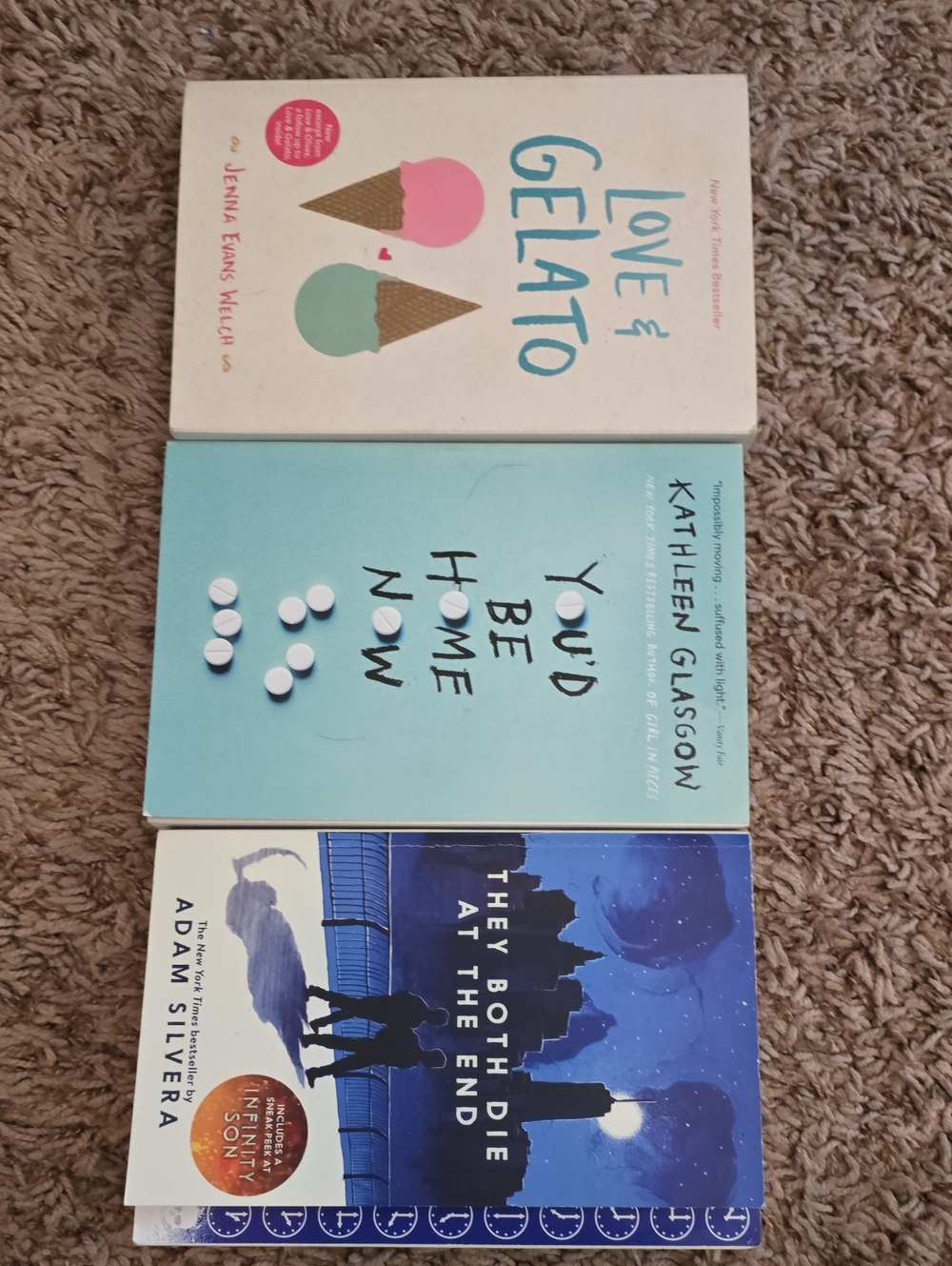 Love & Gelato, You'd Be Home Now, They Both Die at the End - Book Bundle